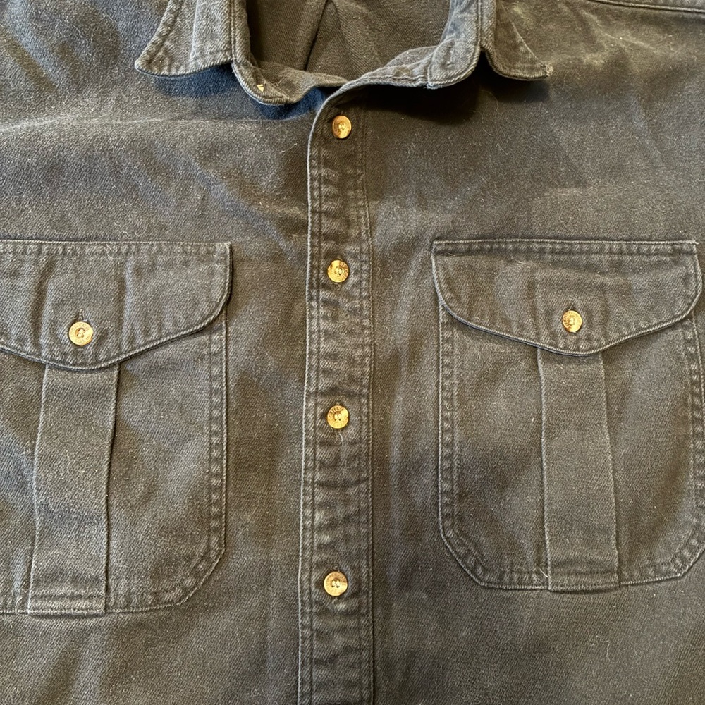 Filson Deep Navy Camping Or Work Shirt Jacket
